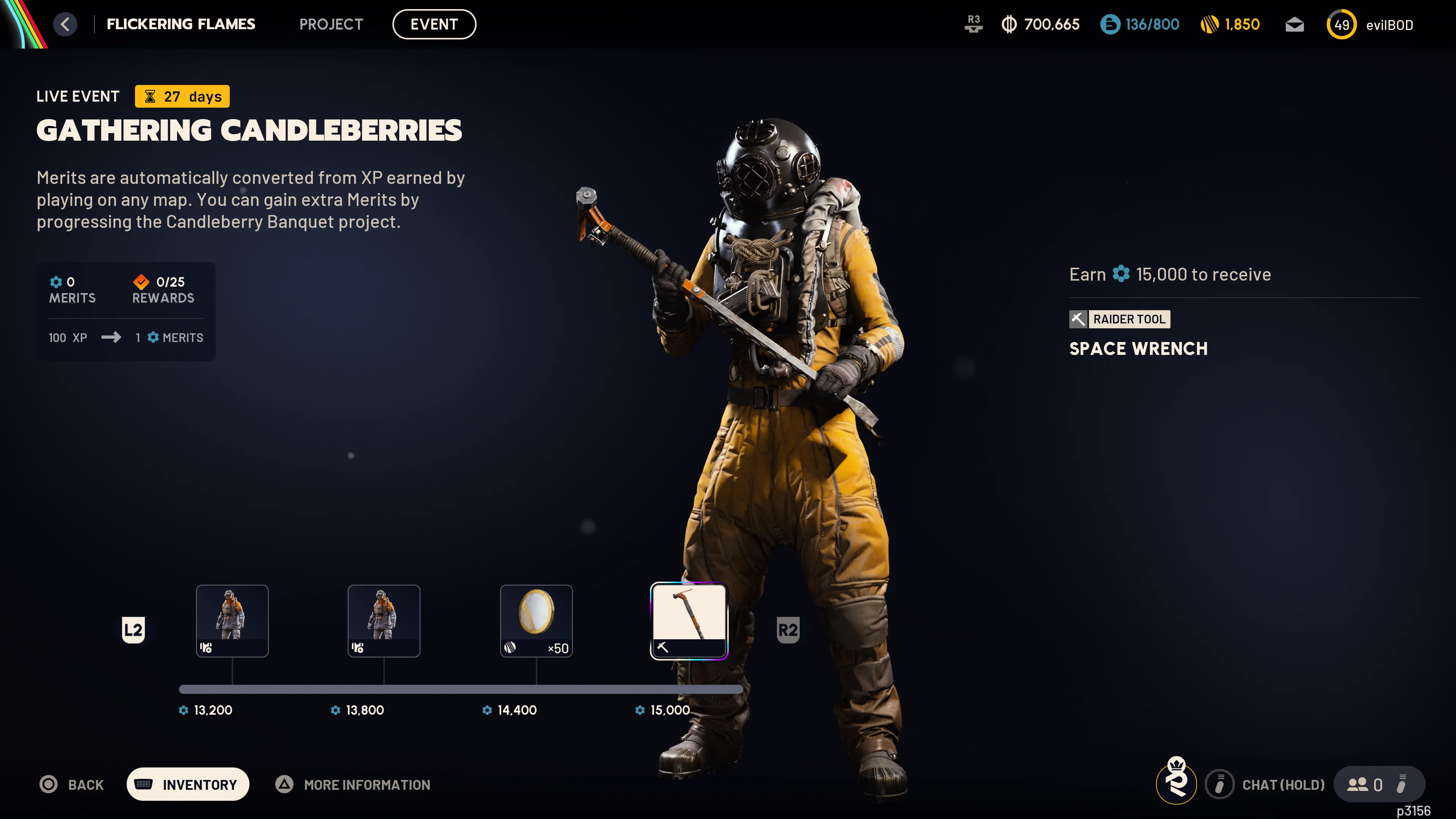 ARC Raiders Flickering Flames event reward 25