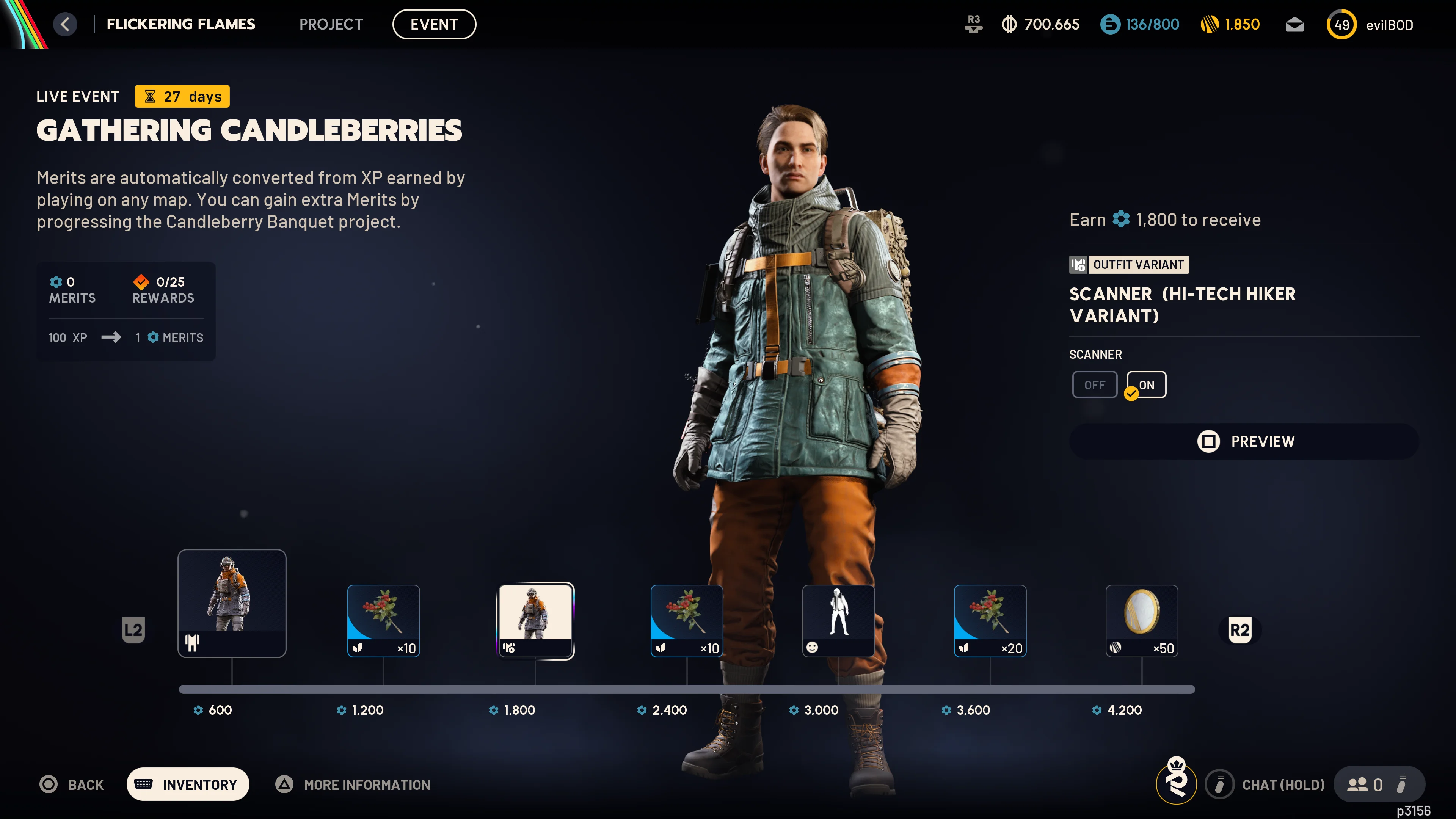 ARC Raiders Flickering Flames event reward 3