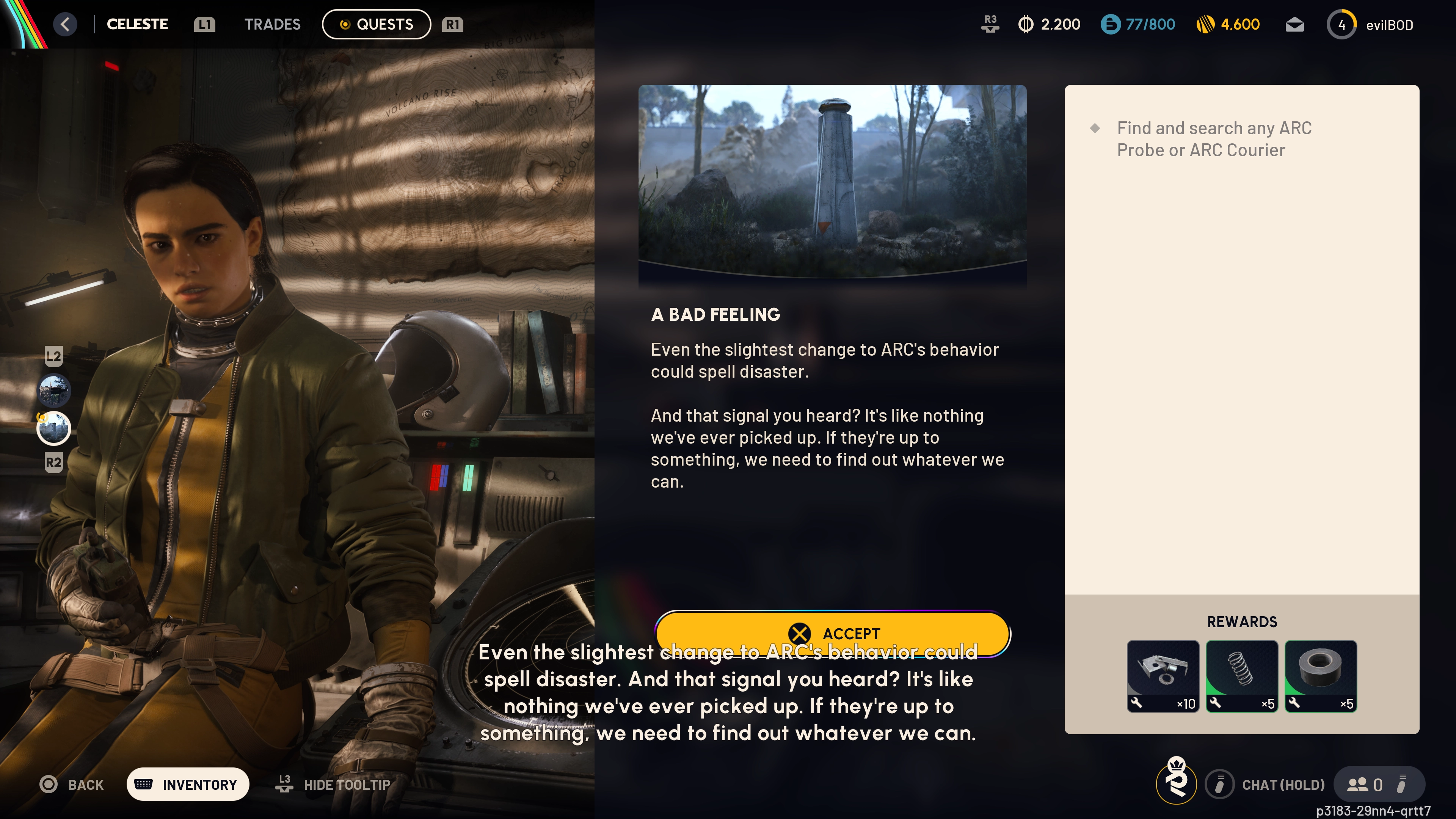 A Bad Feeling quest start