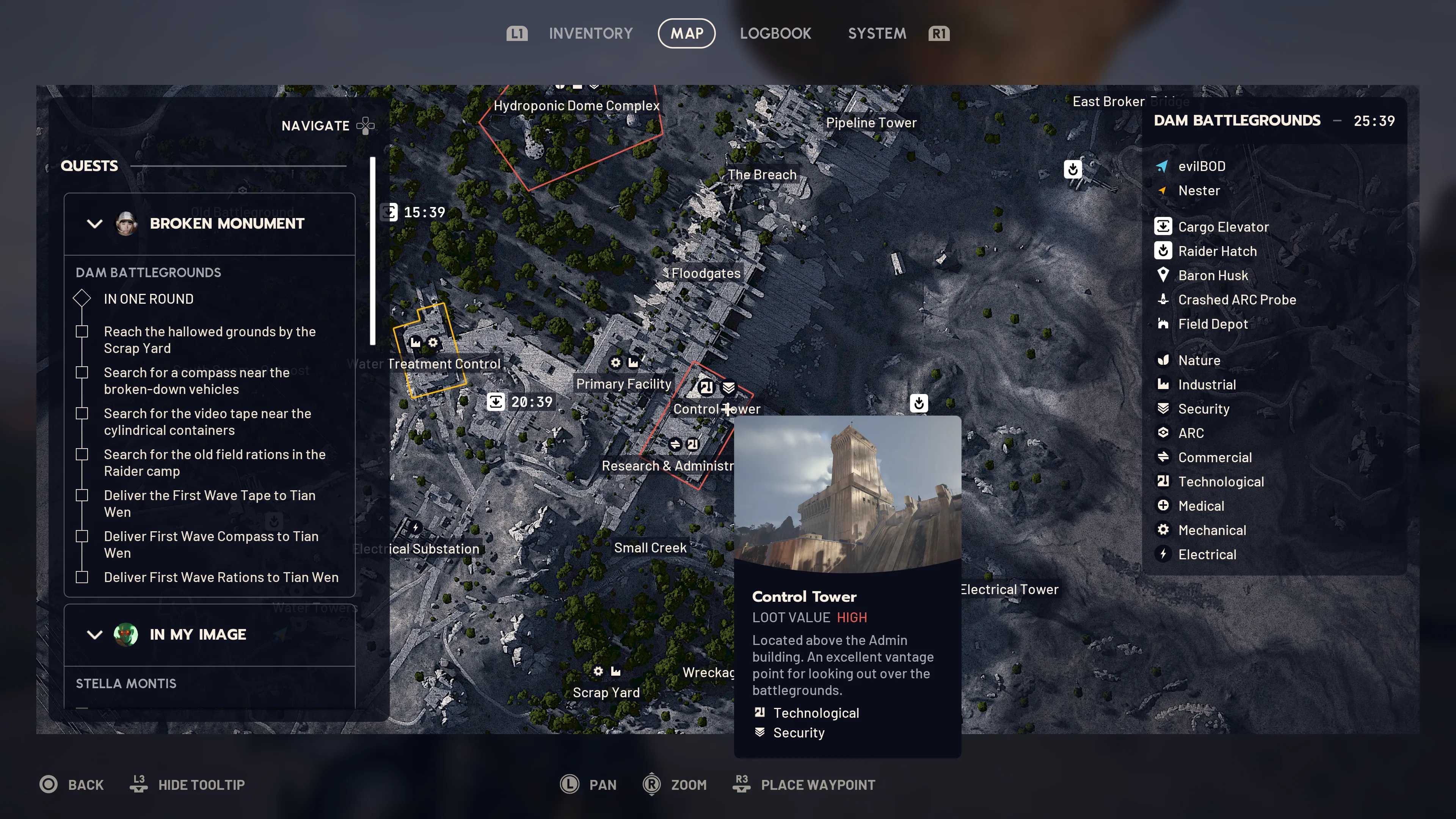 Eyes in the Sky locations 2