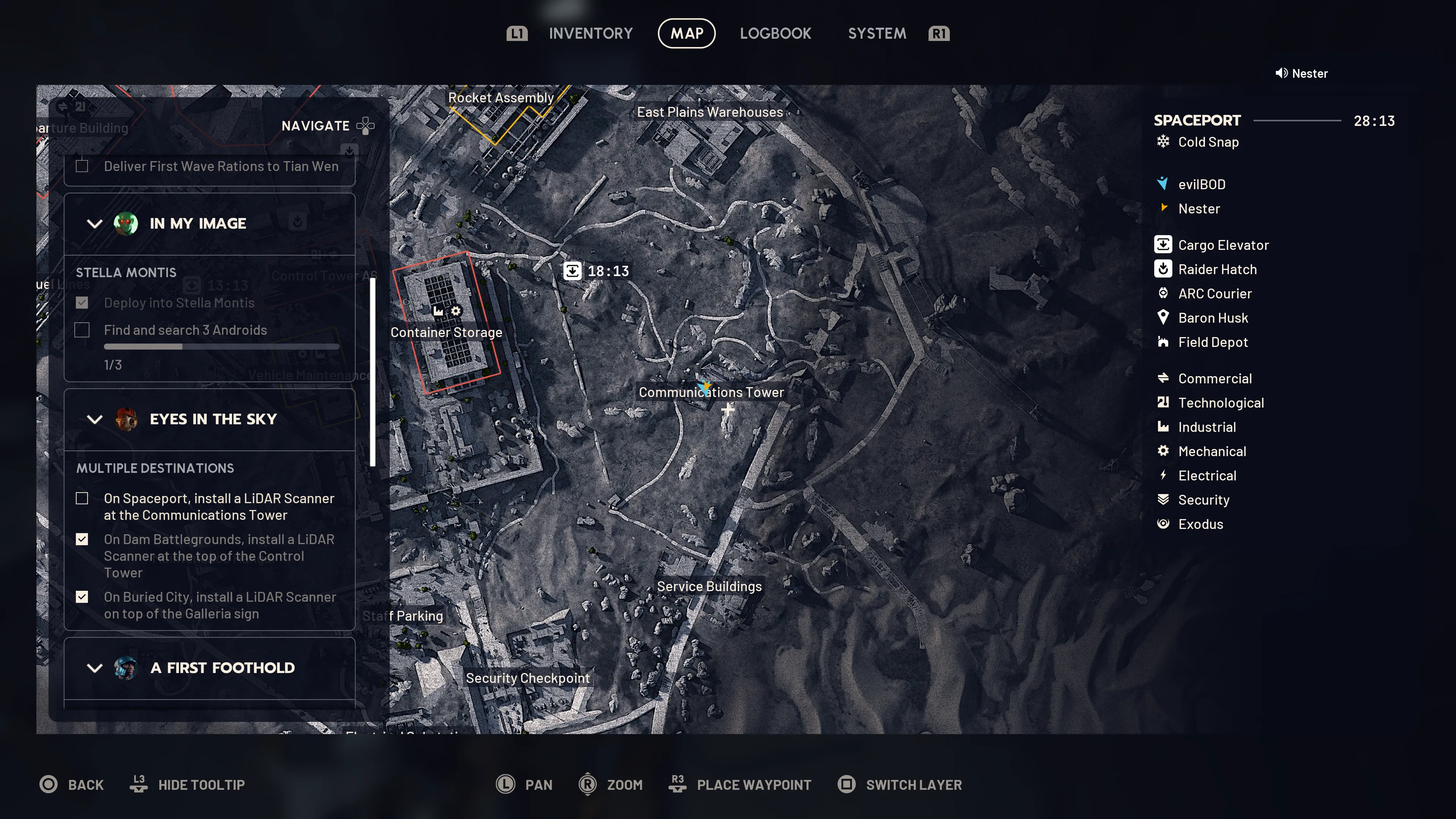 Eyes in the Sky locations 3