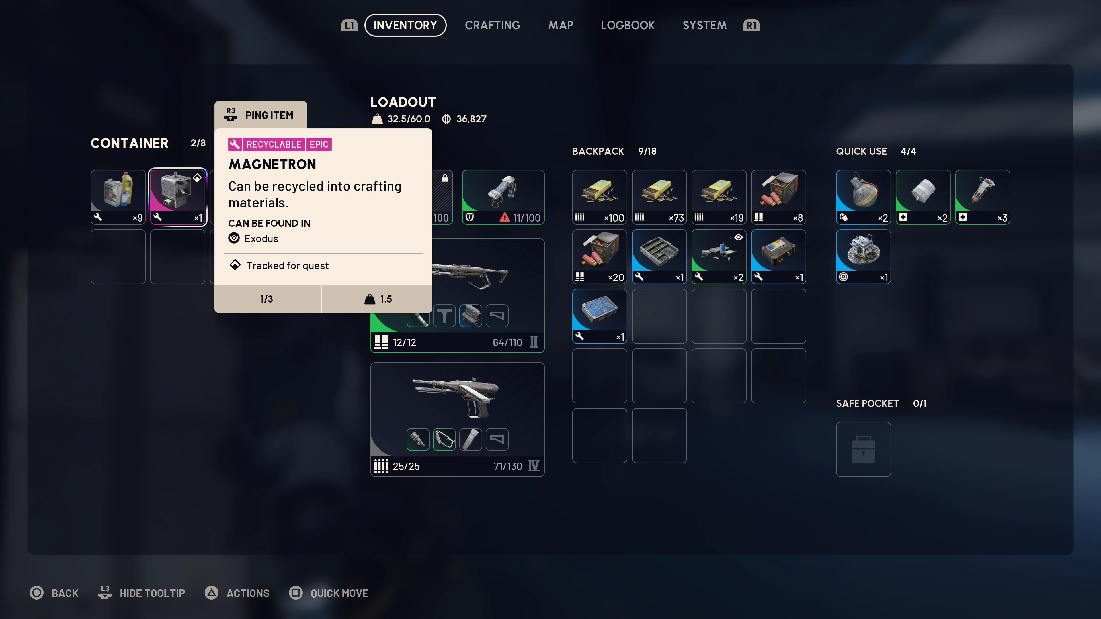 Snap and Salvage example 4