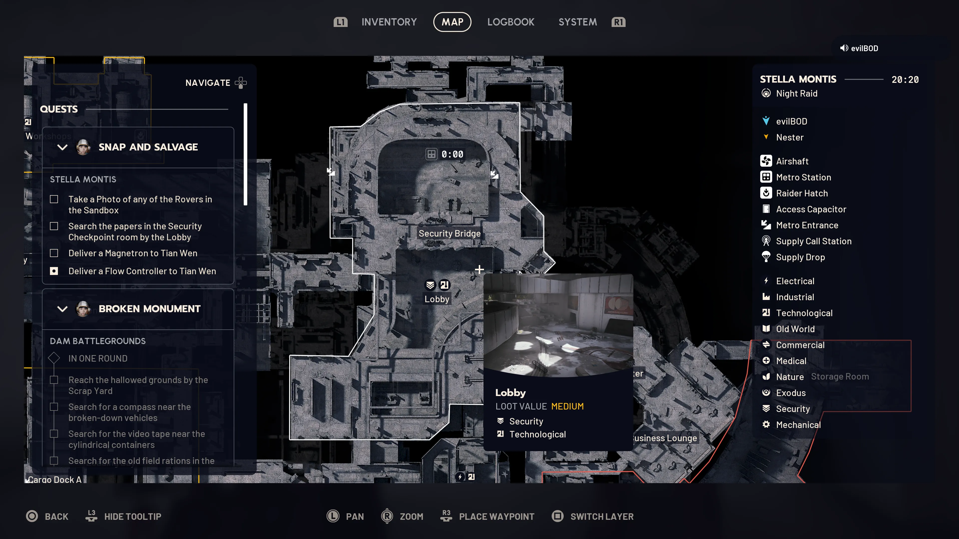 Snap and Salvage locations 1