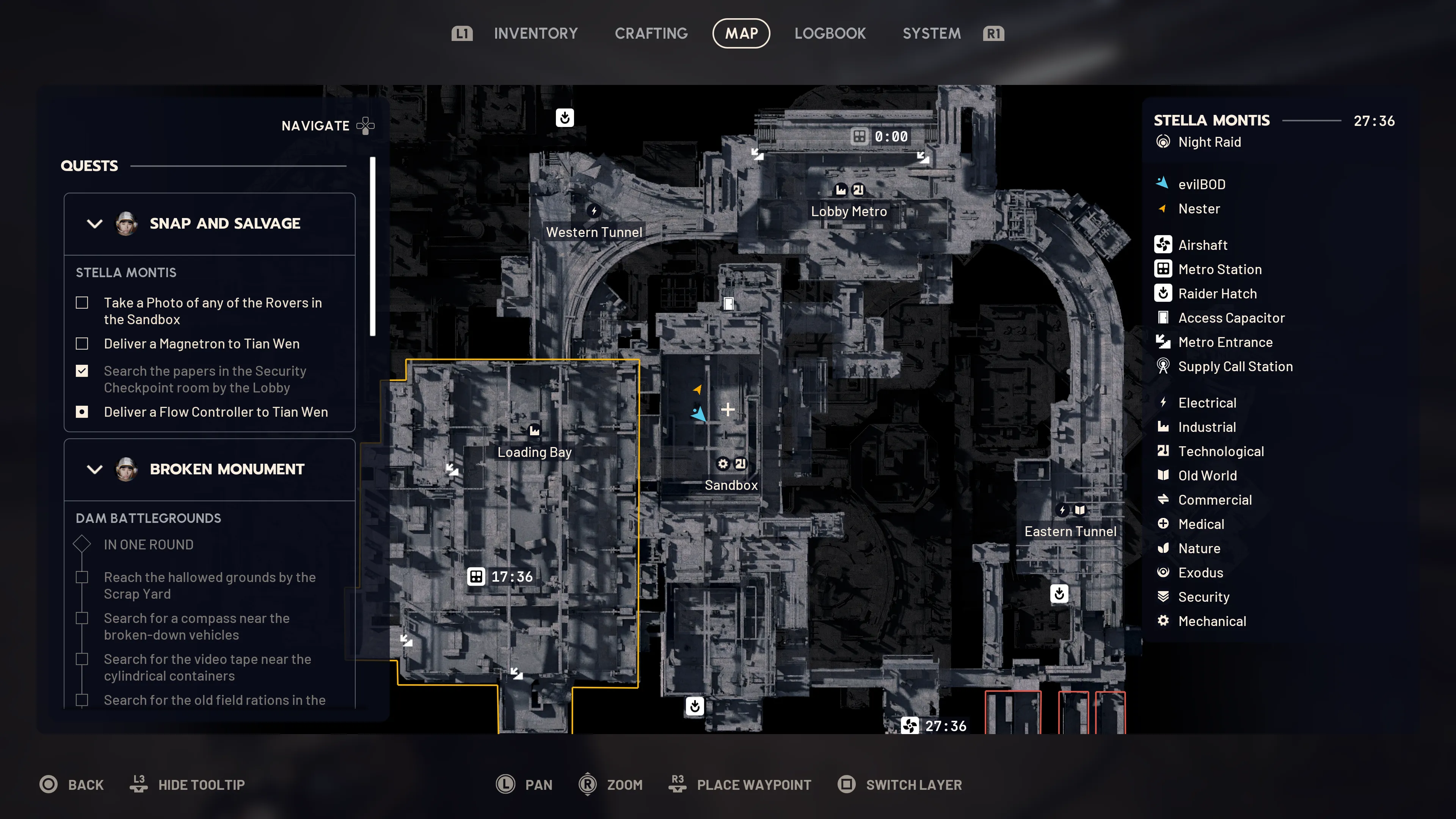 Snap and Salvage locations 2