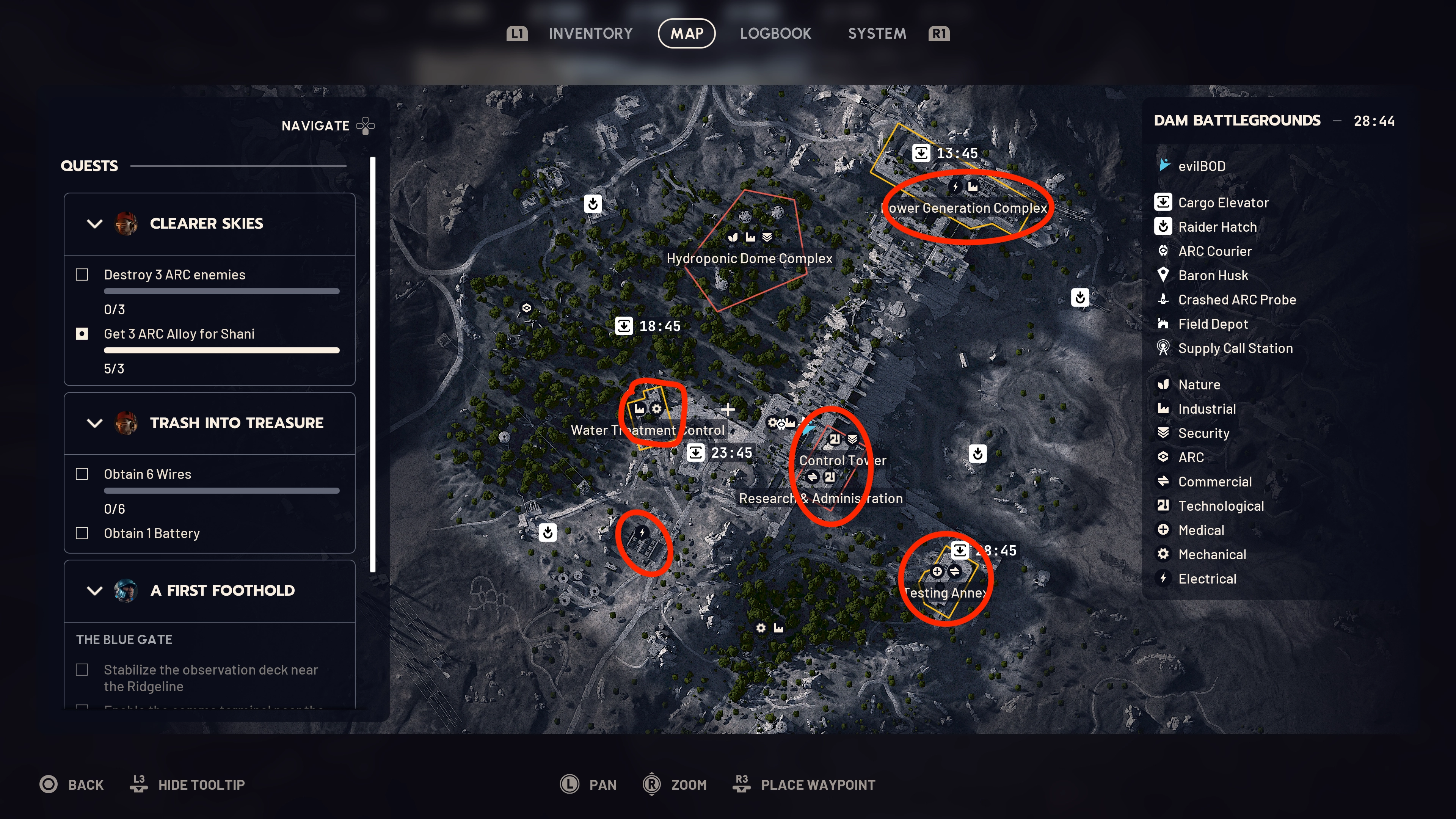 Trash Into Treasure locations